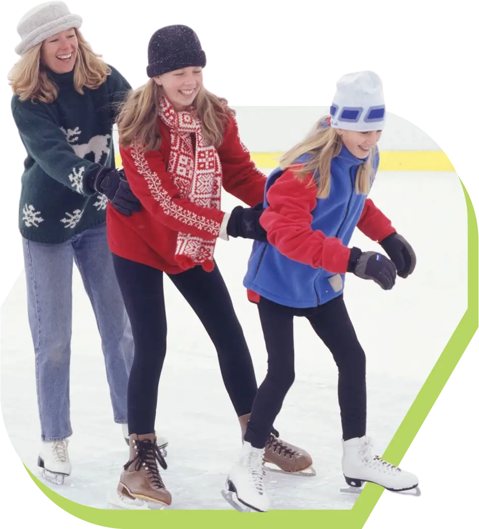 Three girls enjoying sketing